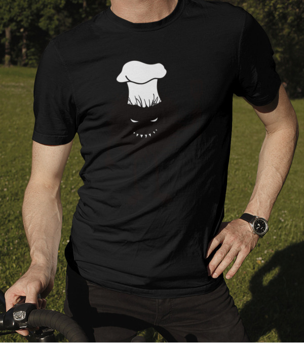 Funny Evil Chef Monster Holding Spatula T-Shirt