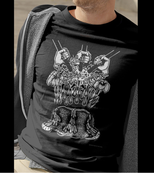 Botanical Three Of Swords Art By Marcos Mionko T-Shirt