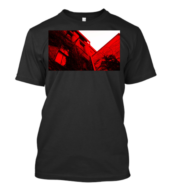 Beat The White With The Red Structure Building Facade Contrast T-Shirt