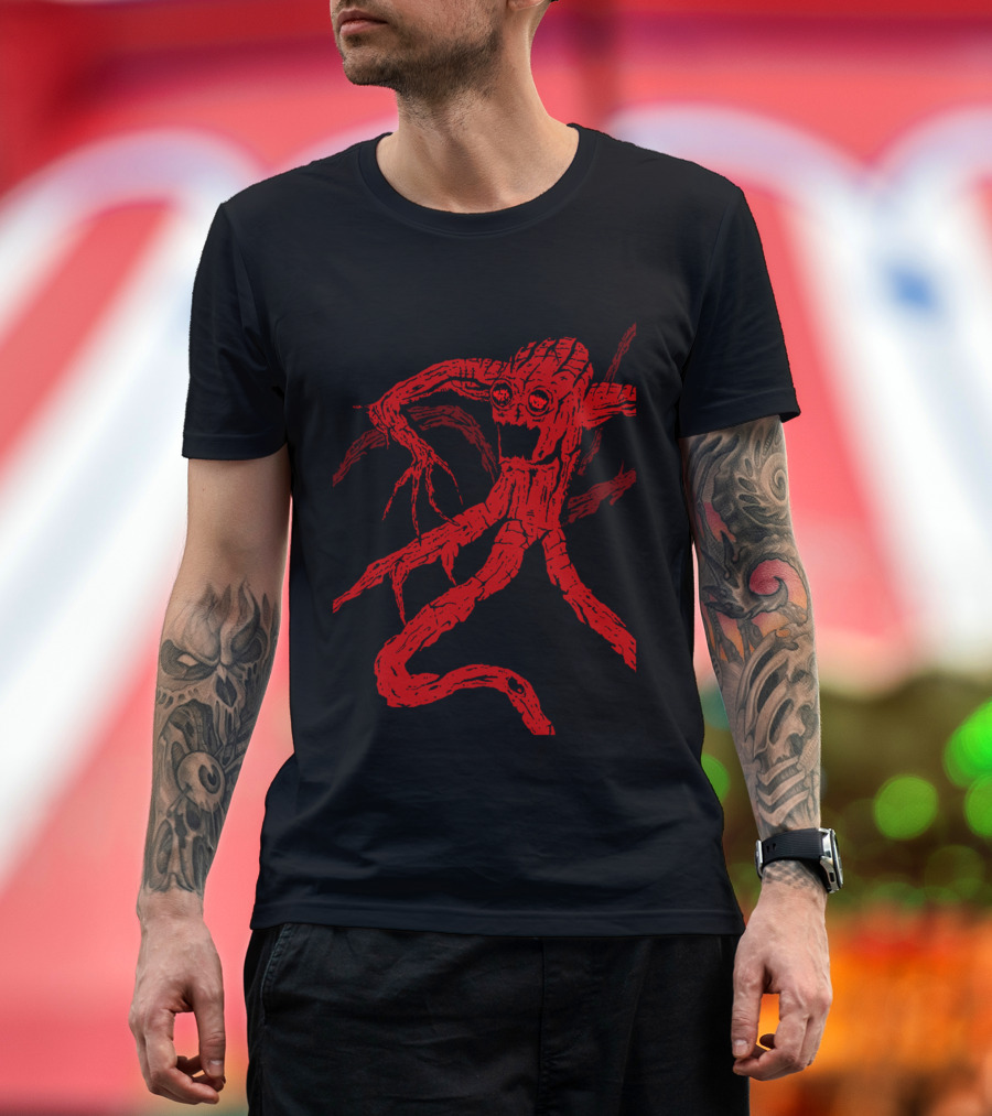 Crimson Tree Demon Monster Tentacles T-Shirt
