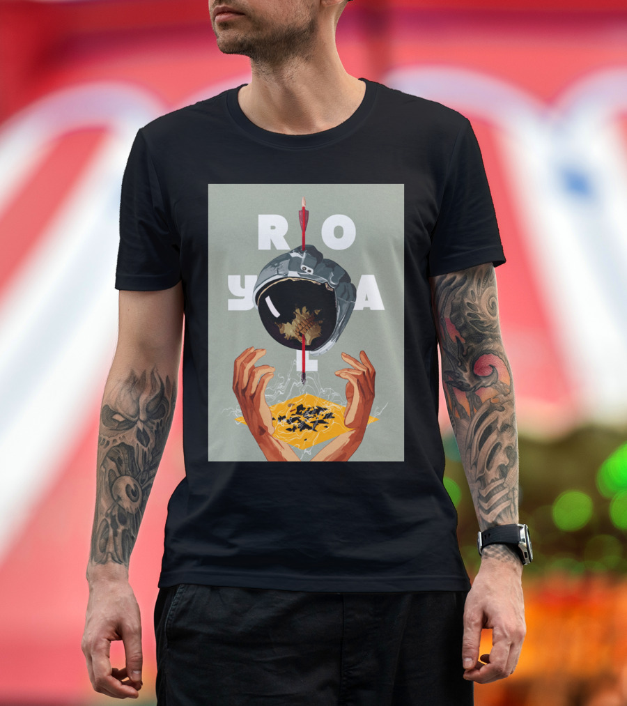 ROYAL Helmet Arrow Floating Hands T-Shirt