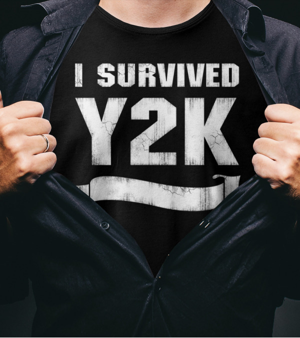 I Survived Y2K Banner T-Shirt