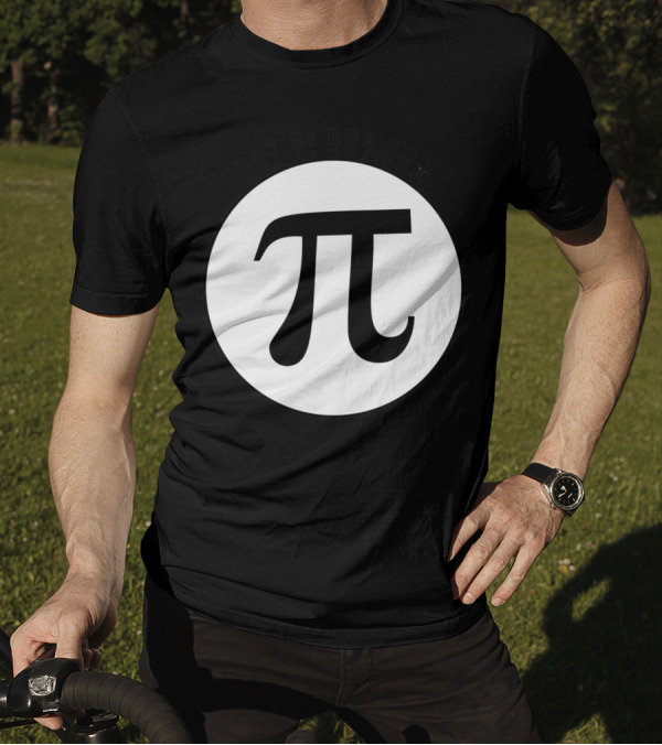 THAT PI GUY.COM White Circle Pi T-Shirt