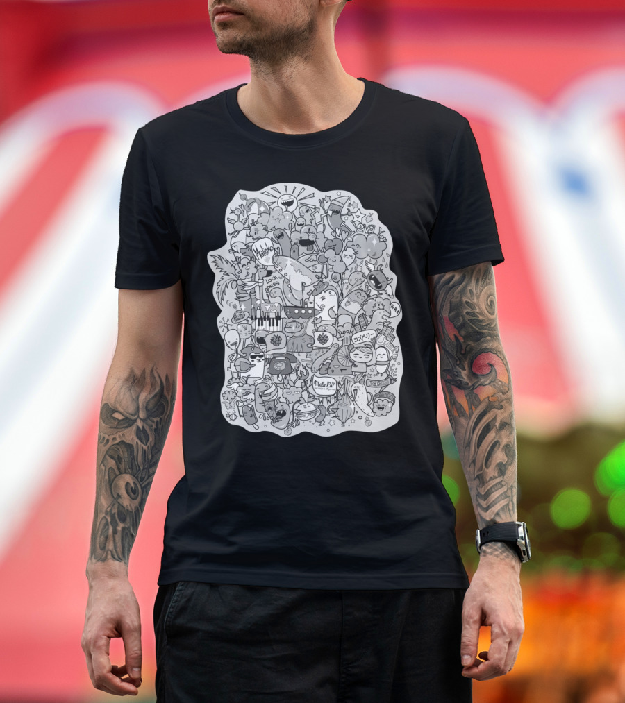 Malinex Love Fun Creativity Doodles T-Shirt