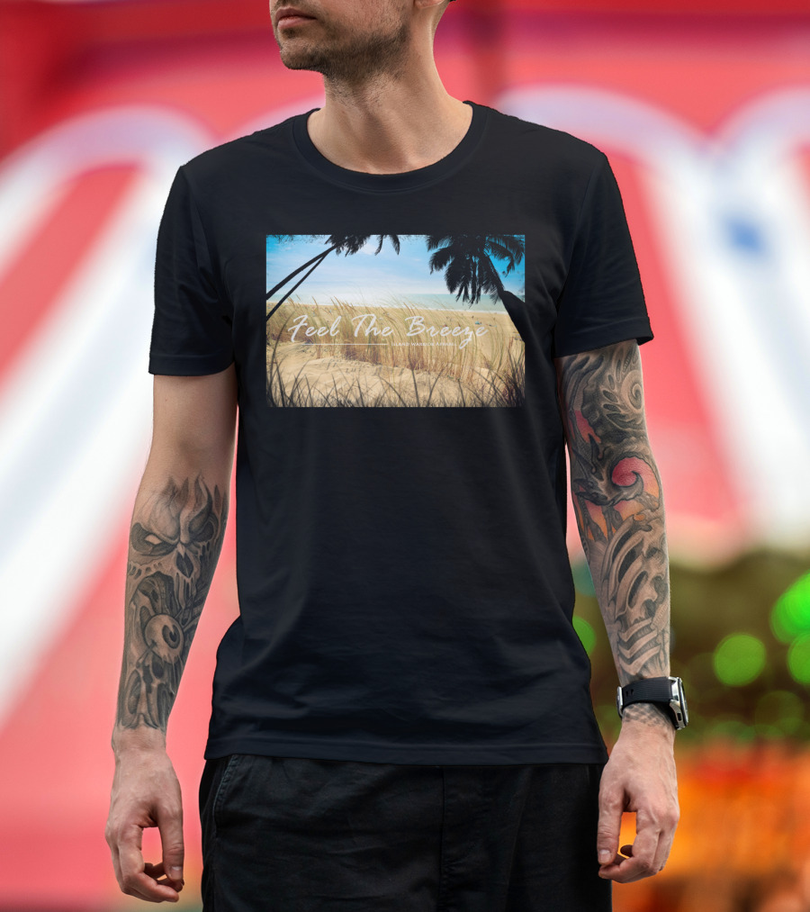 Feel The Breeze Sunny Harbor Palm Beach T-Shirt