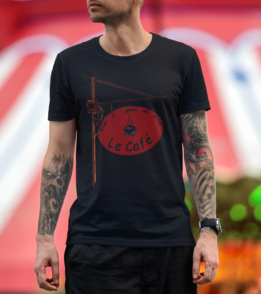 Le Café Esprit Suspendu No Arbre T-Shirt