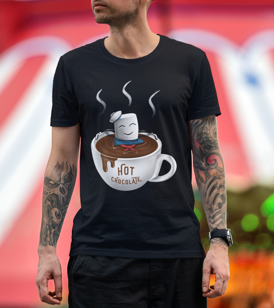 Stay Puft Marshmallow Man Hot Chocolate T-Shirt