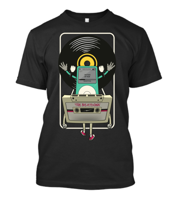 The Beatdown Face Of Fear Vinyl And Cassette T-Shirt