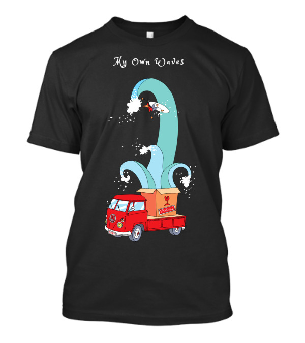 My Own Waves Surfing Van Splash Adventure T-Shirt