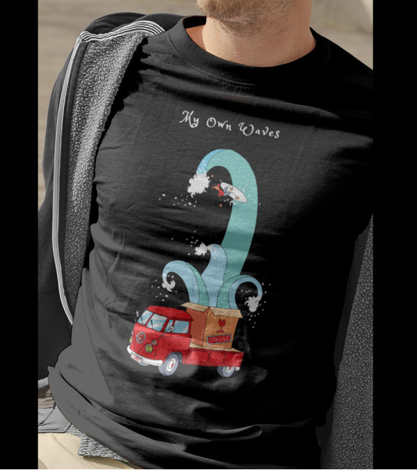 My Own Waves Surfing Van Splash Adventure T-Shirt