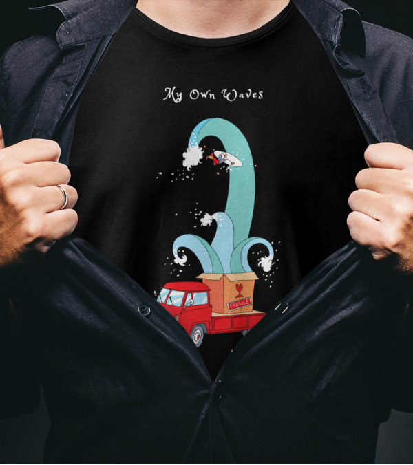 My Own Waves Surfing Van Splash Adventure T-Shirt