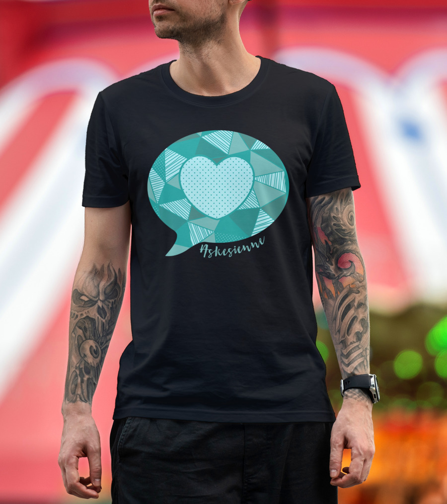 Askesienne Heart Speech Bubble T-Shirt