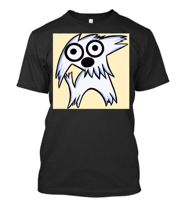 Lucky Dog And Such Cartoon Character With Big Eyes T-Shirt