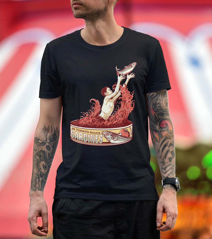 Catch U in Tomato Sauce Sardines T-Shirt