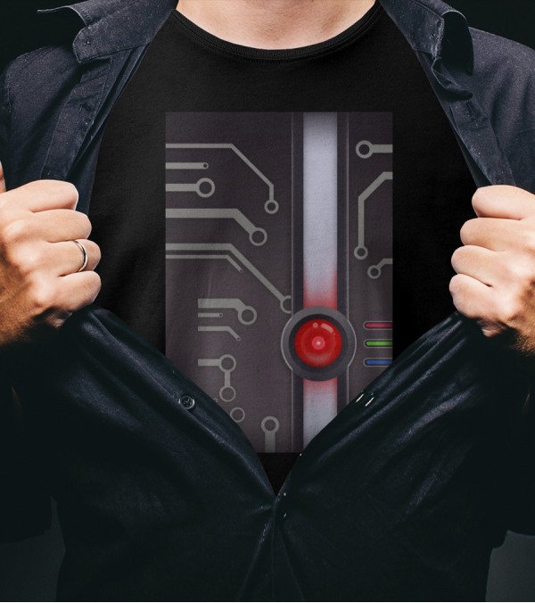 Mysterious Yet Default HAL 9000 Circuitry T-Shirt