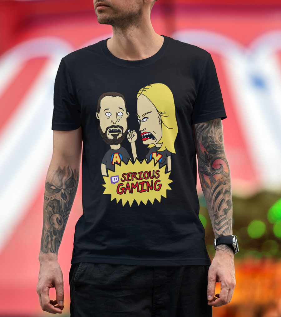 Twitch Serious Gaming Cartoon Characters Iconic T-Shirt
