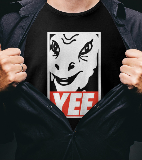 OBYEE OBEY TO YEE Dinosaur Face YEE T-Shirt