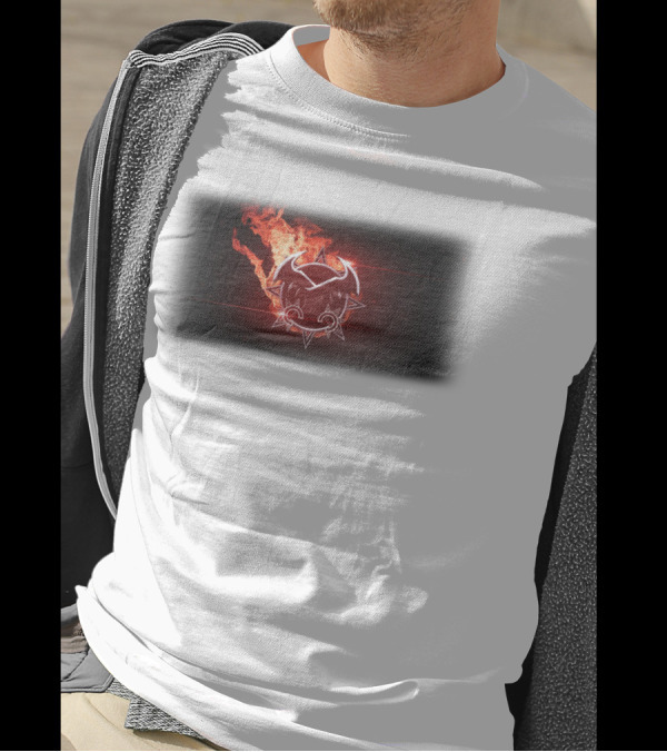 Draven Icon Flaming Emblem T-Shirt