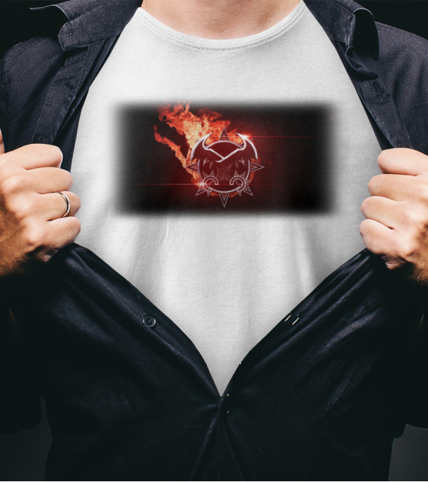 Draven Icon Flaming Emblem T-Shirt