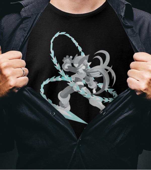 Mega Man Zero Dynamic Action Pose T-Shirt