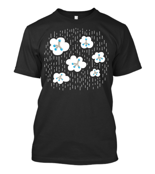 Methane Molecules And Raindrop Effect On Greenhouse Phenomenon T-Shirt