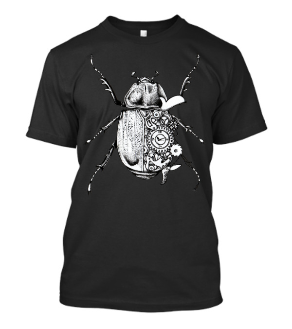 Steampunk Robot Bug With Clockwork Gears T-Shirt