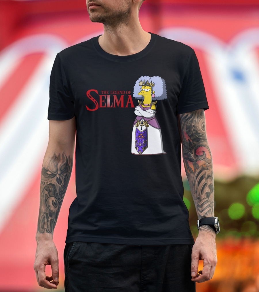 The Legend of Selma Zelda Parody Cartoon Crossover Character T-Shirt