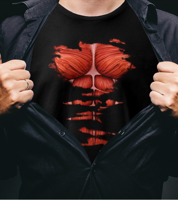 Get Ripped Muscle Reveal T-Shirt