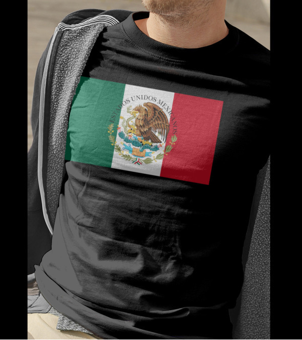 Estados Unidos Mexicanos Flag Emblem T-Shirt