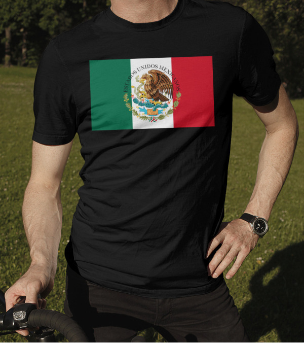 Estados Unidos Mexicanos Flag Emblem T-Shirt