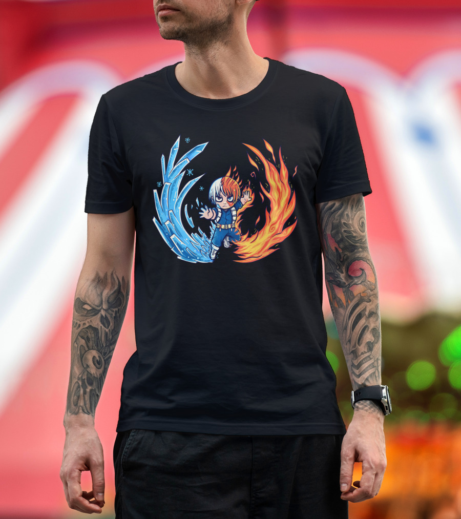 Best Hot And Cold Boy Fire and Ice Powers T-Shirt