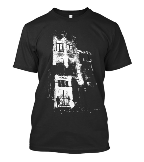 The Door Is Open And The Lights Are On Haunted Building T-Shirt