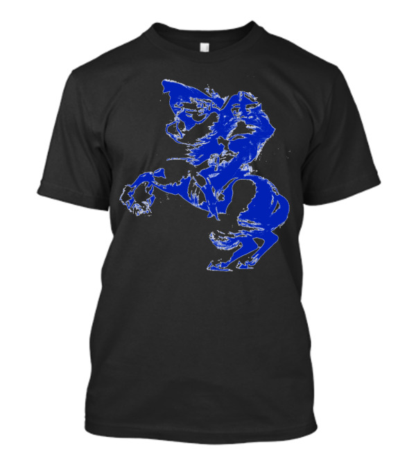 Napoleon Crossing The Alps Blue T-Shirt
