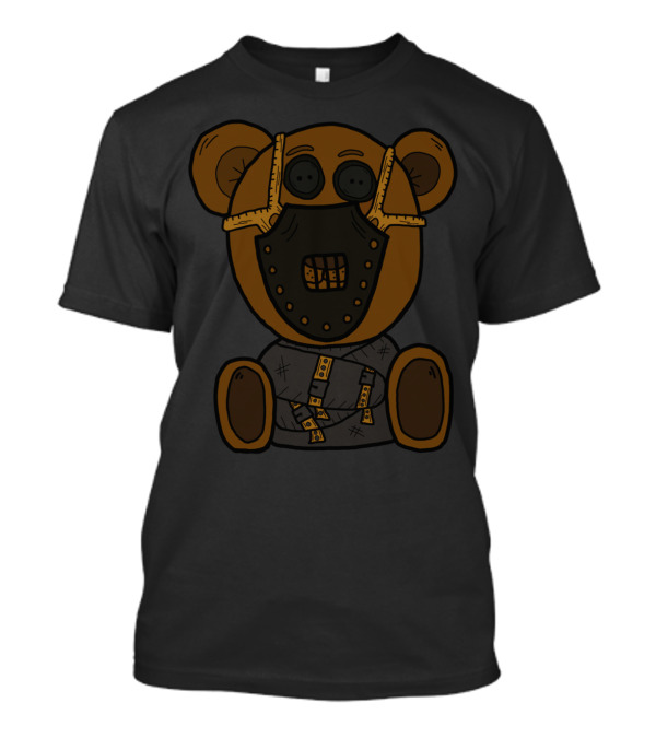 Hannibear Lecter Bear With Mask And Straps T-Shirt