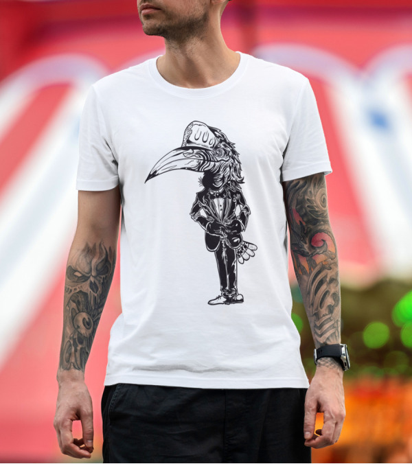 Premium T-Shirt: JamesBill Blacks Tuxedo Birdman T-Shirt JamesBill Blacks Tuxedo Birdman T-Shirt