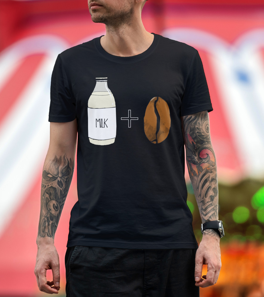 Milk + Coffee Bean T-Shirt