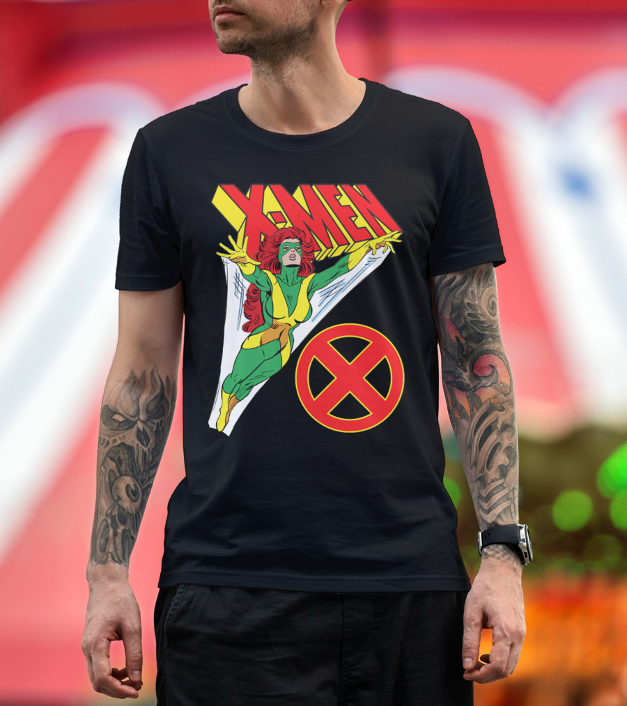 X-Men Jean Grey Marvel Comics Retro T-Shirt