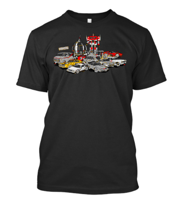 Chariots Retired Iconic Vehicles And Robot Compilation T-Shirt