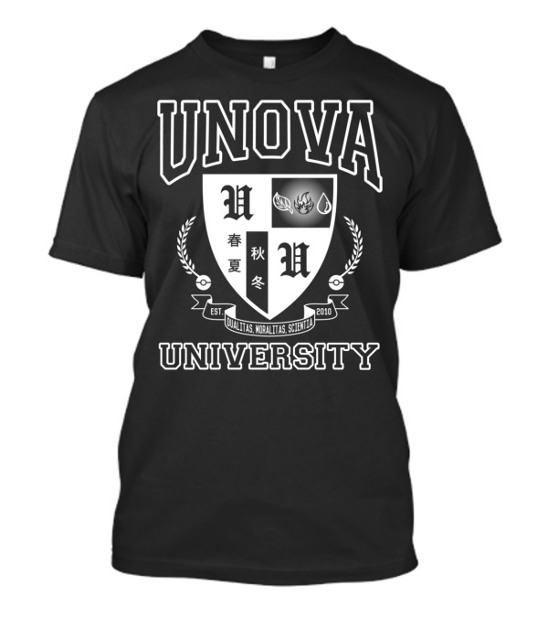 Unova University Est. 2010 Dualitas Moralitas Scientia Crest T-Shirt