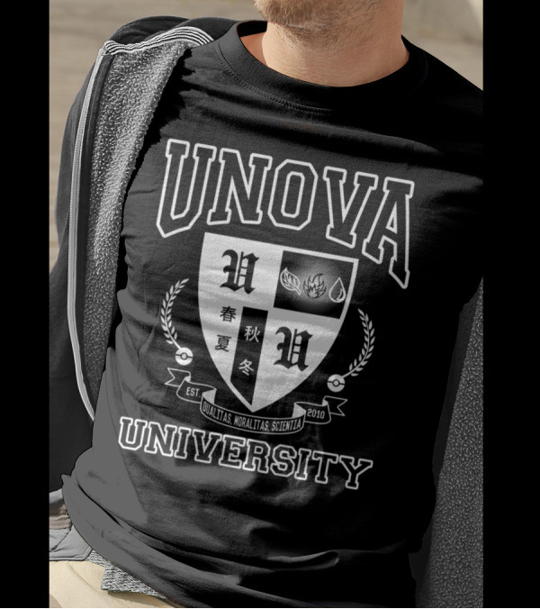 Unova University Est. 2010 Dualitas Moralitas Scientia Crest T-Shirt