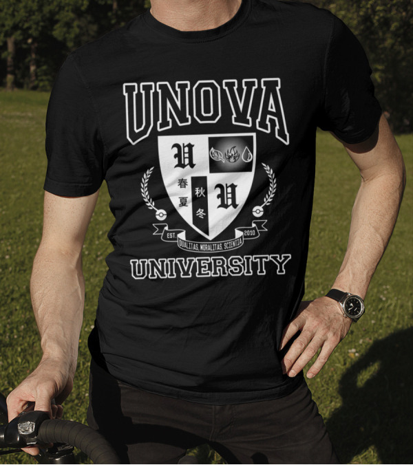 Unova University Est. 2010 Dualitas Moralitas Scientia Crest T-Shirt
