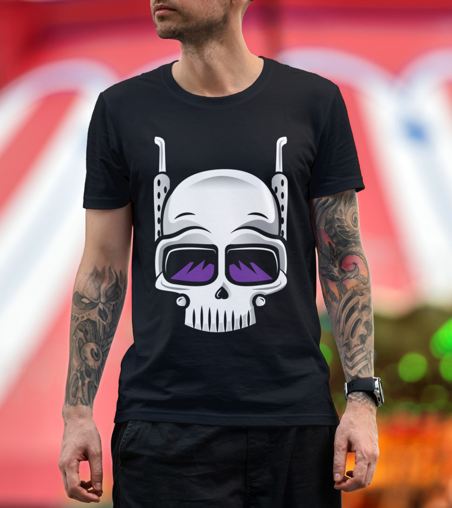 Skull Phone Case Cyber Monster T-Shirt