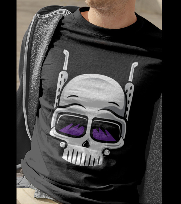 Skull Phone Case Cyber Monster T-Shirt