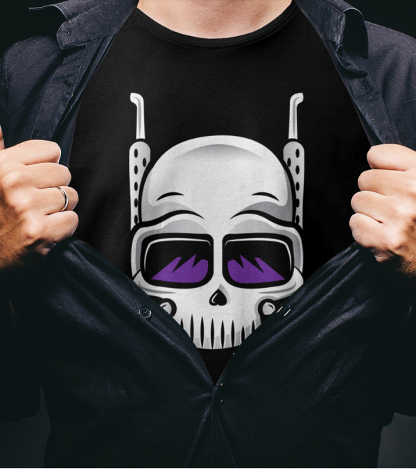 Skull Phone Case Cyber Monster T-Shirt