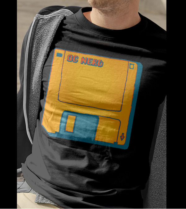 OG Nerd Floppy Disk Vintage Retro T-Shirt