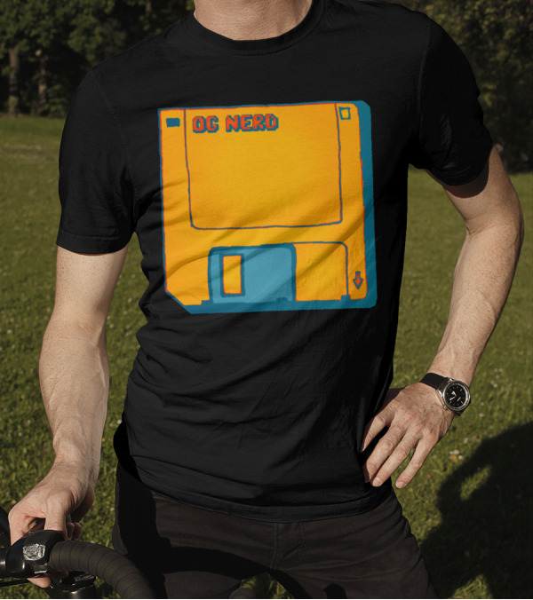 OG Nerd Floppy Disk Vintage Retro T-Shirt