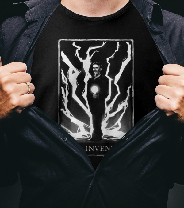 The Inventor Nikola Tesla Electricity T-Shirt