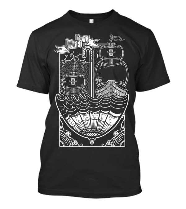 No Pad No Life Risk Adventure Ship Ocean Waves T-Shirt