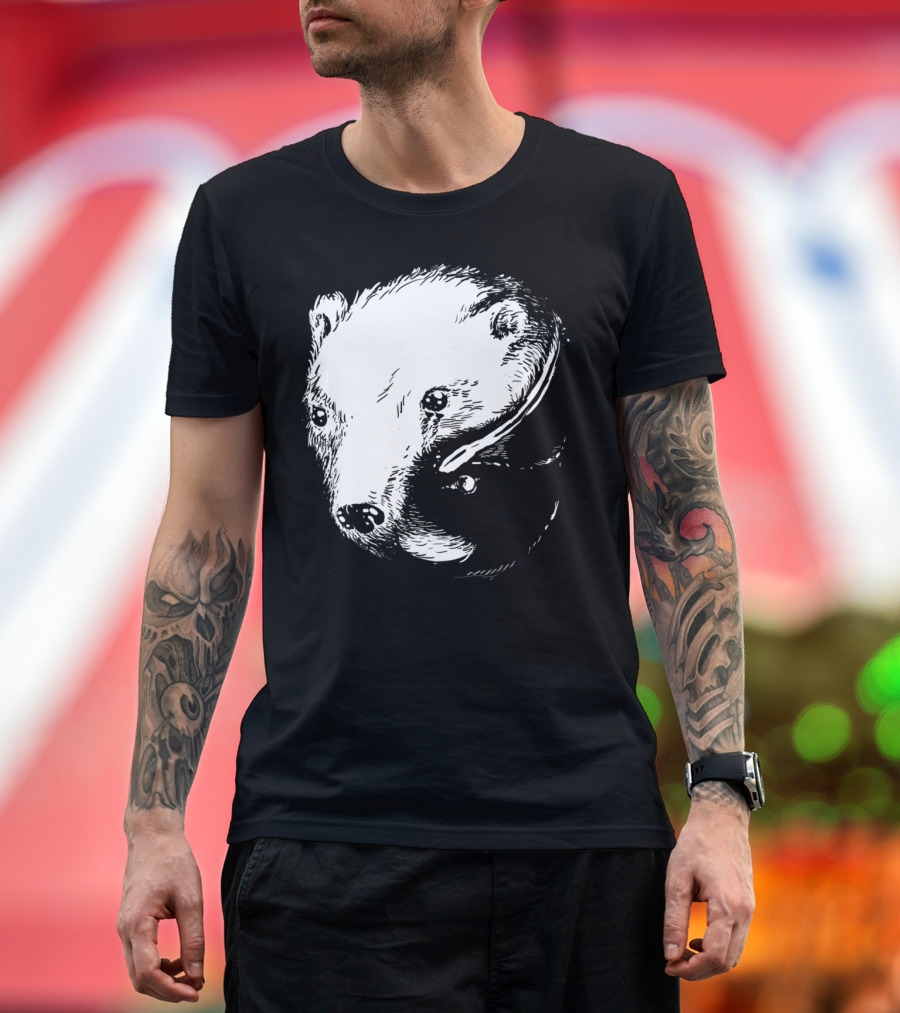 Polar Bear Penguin Yin Yang T-Shirt