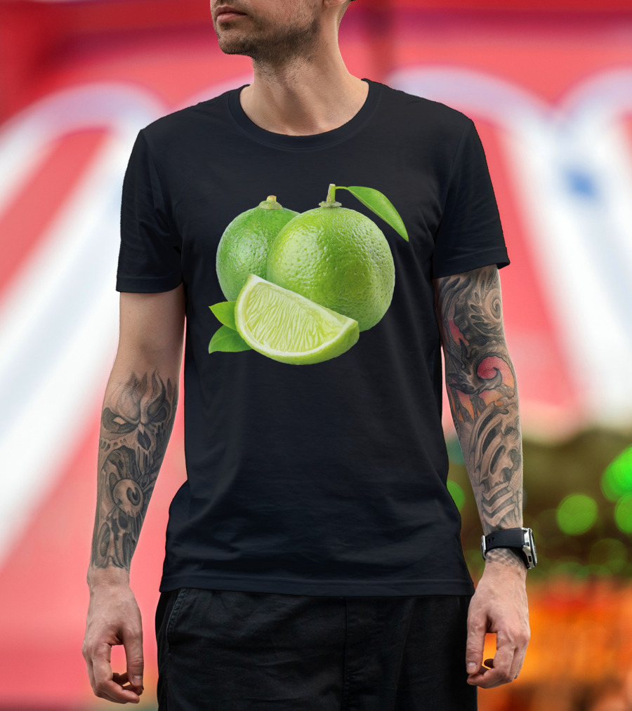 Lime Fruits Juicy Citrus Trio T-Shirt